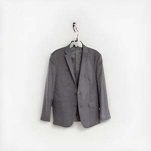 Creativo Bespoke Design Mens 42R Gray Slim Fit Blazer Sport Coat CT101 F65
